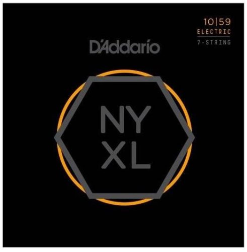 D'Addario NYXL1059 Regular lite 7 húros - elektromos gitár húrkészlet