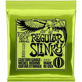  Ernie Ball 10-46 Nickel Wound Regular Slinky - elektromos gitár húrkészlet