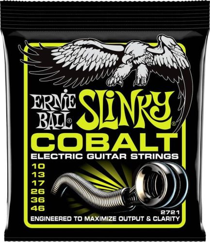 Ernie Ball 10-46 Cobalt Regular Slinky - elektromos gitár húrkészlet