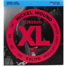   D'Addario EXL170 Regular Light Gauge 045-100 - basszusgitár húrkészlet
