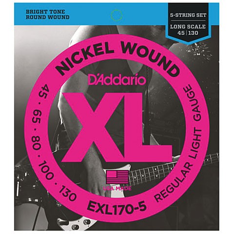 D'Addario EXL170-5 045-130 - basszusgitár húrkészlet