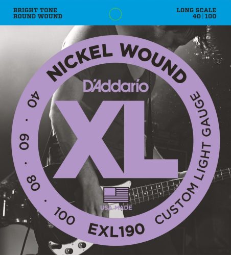 D'Addario EXL190 040-100 - basszusgitár húrkészlet