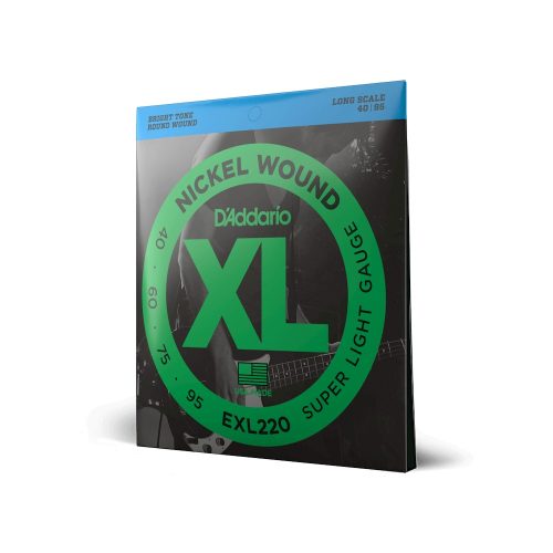 D'Addario EXL220 Super Light Gauge 040-095 - basszusgitár húrkészlet