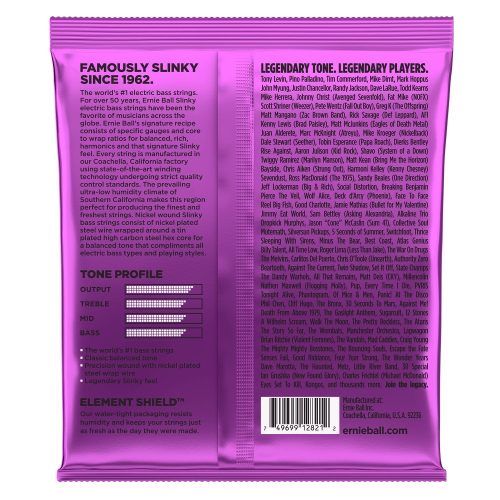 Ernie Ball 50-135 Nickel Wound Bass Power Slinky - basszusgitár húrkészlet 5 húros basszusgitárhoz