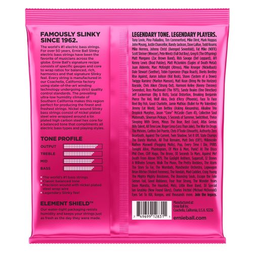 Ernie Ball 40-125 Nickel Wound Bass Super Slinky 5 strings - basszusgitár húrkészlet