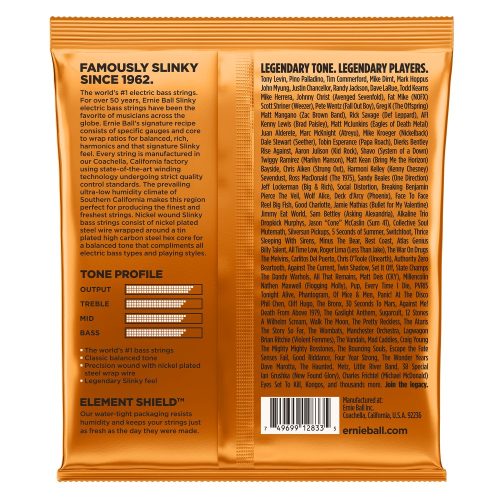 Ernie Ball 45-105 Nickel Wound Bass Hybrid Slinky - basszusgitár húrkészlet