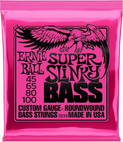 Ernie Ball 45-100 Nickel Wound Bass Super Slinky - basszusgitár húrkészlet
