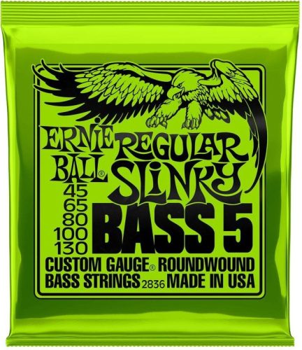 Ernie Ball 45-130 nickel Wound Bass Regular Slinky - basszusgitár húrkészlet 5 húros