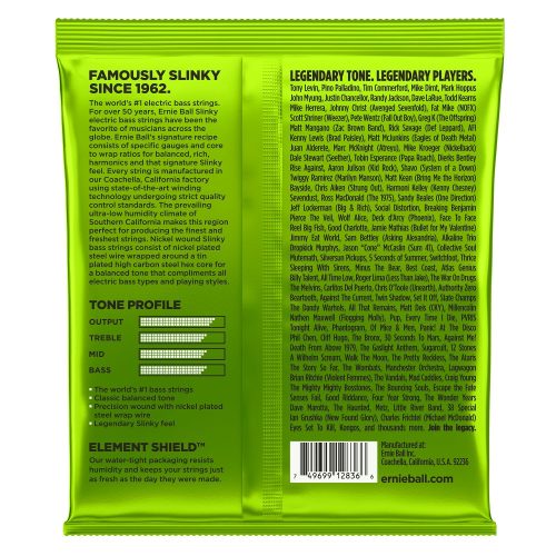 Ernie Ball 45-130 nickel Wound Bass Regular Slinky - basszusgitár húrkészlet 5 húros