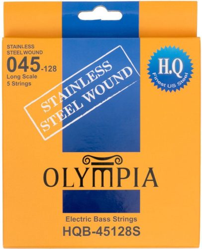 Olympia HQB-45128S stainless steel 45-128 - basszusgitár húrkészlet