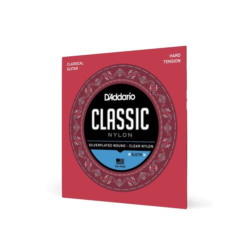 D'Addario EJ27H Clear Nylon Hard Tension - klasszikus gitárhúr készlet