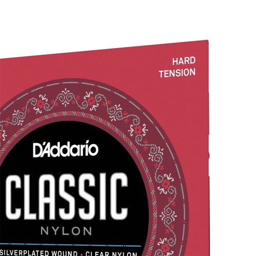 D'Addario EJ27H Clear Nylon Hard Tension - klasszikus gitárhúr készlet