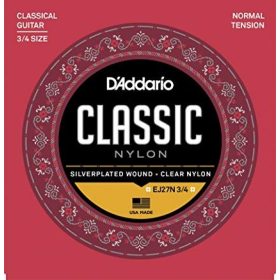   D'Addario EJ27N-3/4 - klasszikus gitárhúr készlet, 3/4-es méret