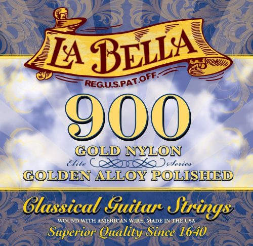 La Bella 900-B Golden Alloy Polished klasszikus gitárhúr készlet