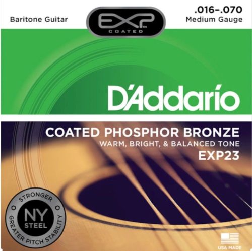 D'Addario EXP23 - 016-070 western/ akusztikus gitárhúr készlet, bevonatos