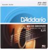 D'Addario EJ11 80/20 Bronze Light 012-053 - western/ akusztikus gitárhúr készlet