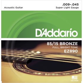   D'Addario EZ890 85/15 009-045 - akusztikus/ western gitár húrkészlet