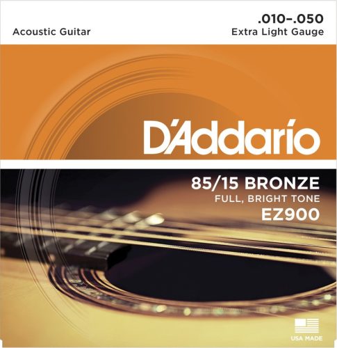 D'Addario EZ900 85/15 010-050 - akusztikus/ western gitár húrkészlet