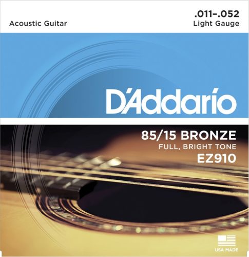 D'Addario EZ910 85/15 011-052 - akusztikus/ western gitár húrkészlet