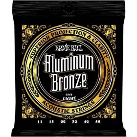   Ernie Ball 11-52 Aluminium Bronze Light - western/ akusztikus gitárhúr készlet