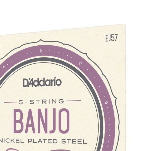 D'Addario EJ57 - banjo húr, 5 húros, nikkel