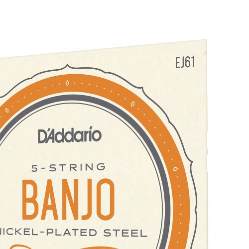 D'Addario EJ61 - banjo húr, 5húr medium/nickel