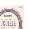 D'Addario EJ65C Ukulele Clear Nylon - ukulele húrkészlet, koncert