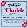 D'Addario EJ87B Bariton Ukulele Titanium - ukulele húrkészlet bariton ukulelére