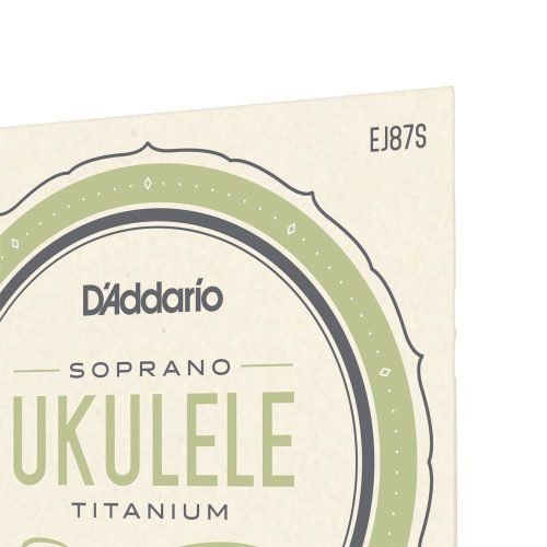 D'Addario EJ87S Sopran Ukulele Titanium - ukulele húrkészlet szoprán ukulelére