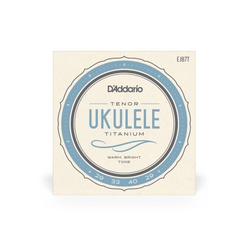 D'Addario EJ87T Tenor Ukulele Titanium - ukulele húrkészlet tenor ukulelére