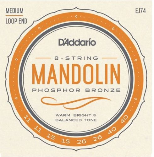 D'Addario EJ74  - mandolinhúr készlet