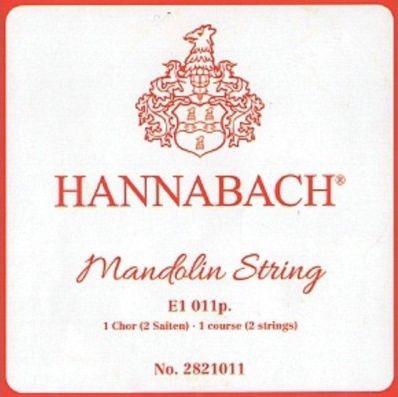 Hannabach E 011 659922 - mandolin E húr pár