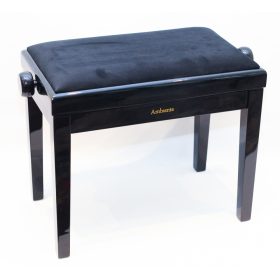   Ambiente zongorapad AMB23-PBK-VBK fekete fényes+fekete bársony