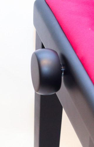 Ambiente zongorapad AMB23-MBK-VBR fekete matt+bordó bársony