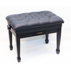 Ambiente zongorapad AMB6-MBK-VBK fekete matt+fekete bőr