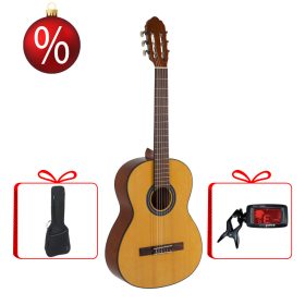   Gewa VGS Student klasszikus gitár 4/4, natúr karácsonyi szett tokkal és hangolóval