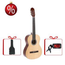   Gewa Basic Plus klasszikus gitár 3/4, natúr karácsonyi szett tokkal és hangolóval