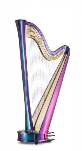 Salvi Rainbow 40 húros elektroakusztikus hárfa / electric harp netto 16.400 €
