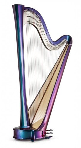 Salvi Rainbow CG-47 húros elektroakusztikus hárfa/ electric harp netto 24.300 €