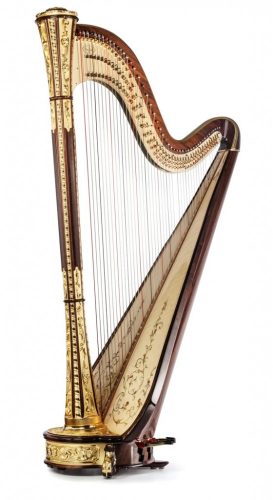 Salvi MINERVA GOLD pedál hárfa premium / concert grand harp netto 49.500 €