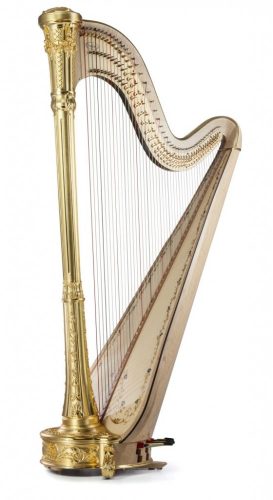 Salvi IRIS GOLD pedál hárfa premium / concert grand harp netto 50.500 €
