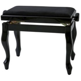 Gewa Deluxe Classic hárfaszék lakk fekete