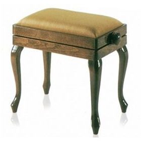 Discacciati hárfaszék dió, bézs bársony ülés