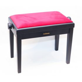 Ambiente hárfaszék fekete matt+bordó bársony