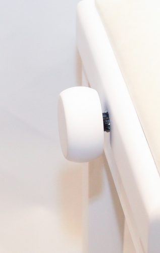 Ambiente hárfaszék fehér fényes+fehér bársony