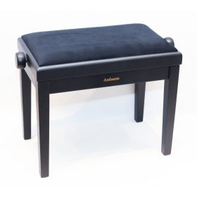 Ambiente hárfaszék fekete matt+fekete bársony