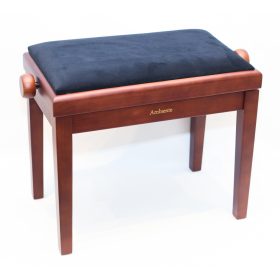 Ambiente hárfaszék dió matt+fekete bársony