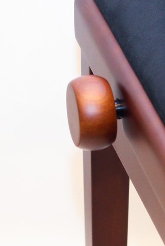 Ambiente hárfaszék dió matt+fekete bársony