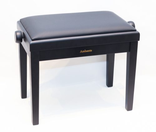 Ambiente hárfaszék fekete matt+fekete bőr