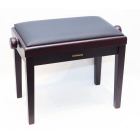 Ambiente hárfaszék rózsafa matt+fekete bőr